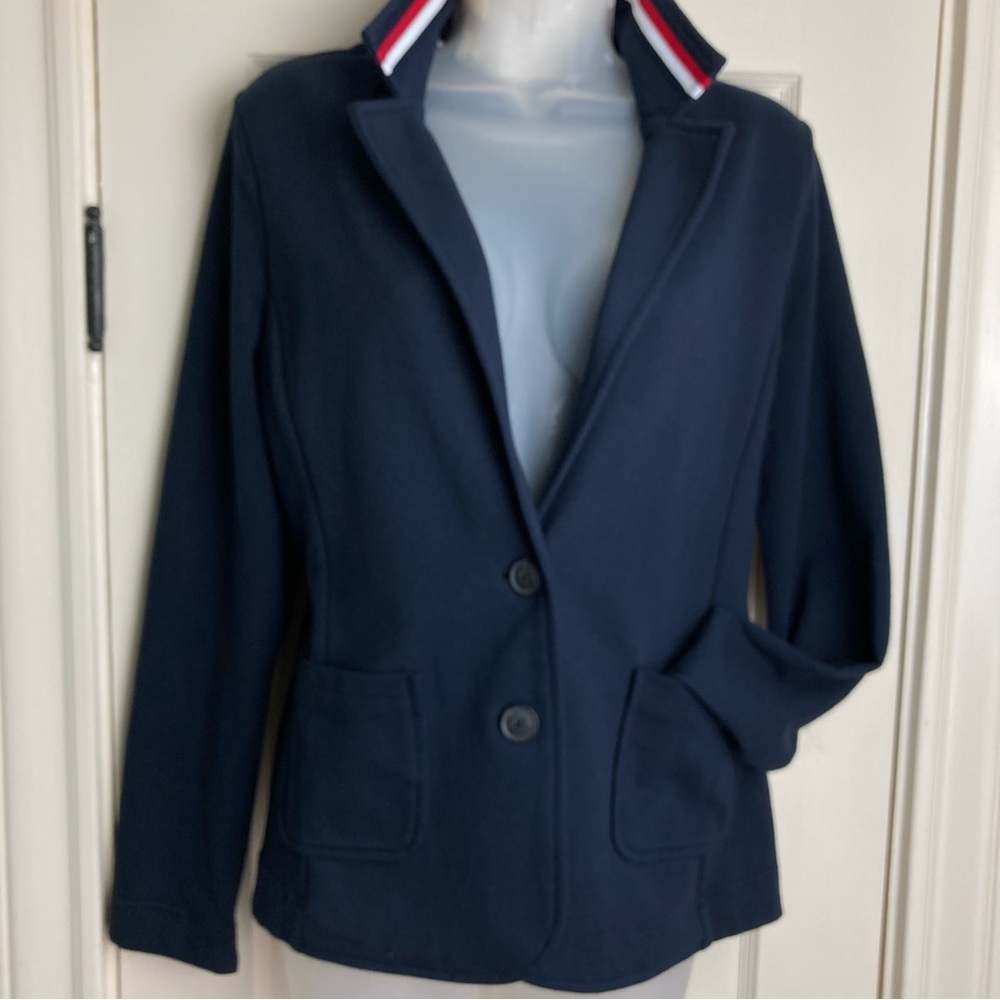 Tommy Hilfiger French Terry Knit Nautical Blazer M - Picture 3 of 17